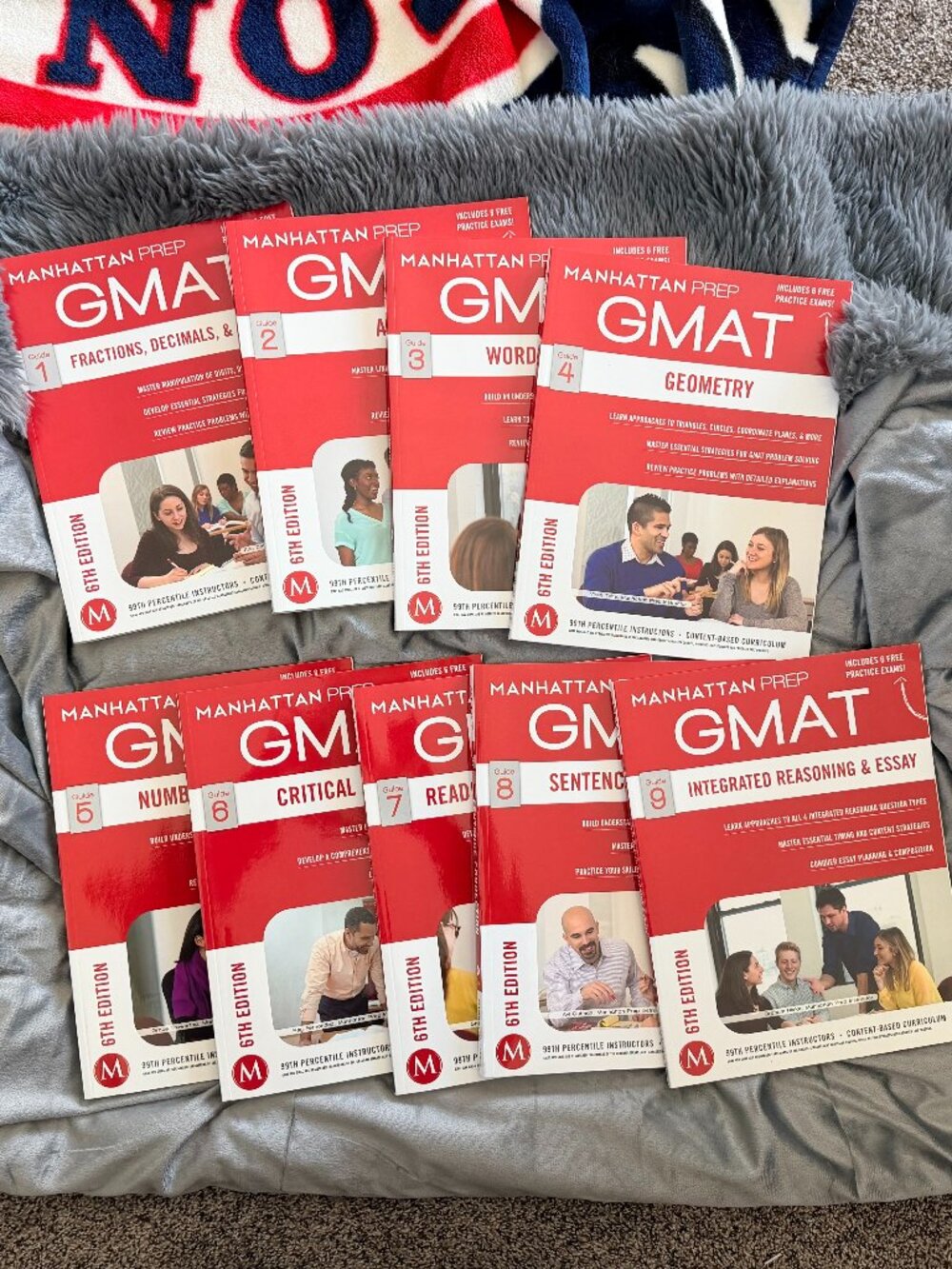 Manhattan Prep GMAT Study Prep Guides (9 books)
